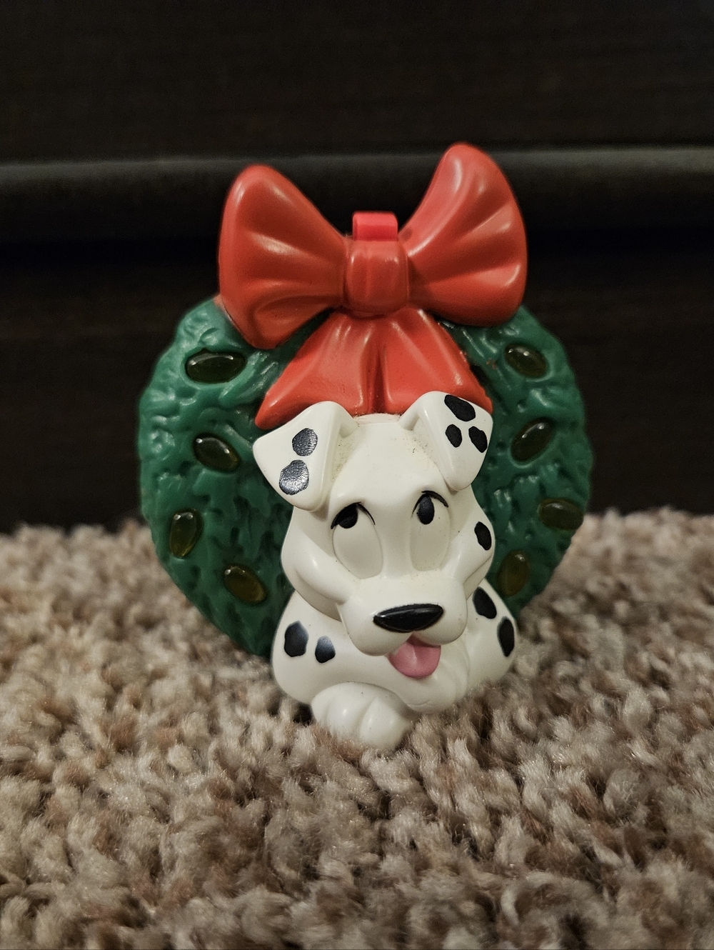 McDonalds Disney 102 Dalmatians Dog Wreath Figure
